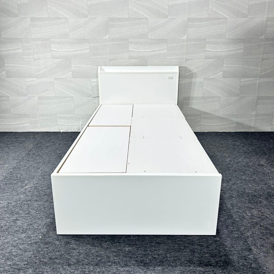 ニトリ シングル ベッドフレーム ジオチェスト 収納 格安 d5318