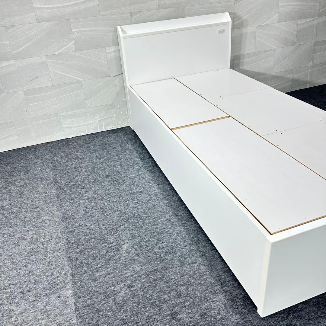 ニトリ シングル ベッドフレーム ジオチェスト 収納 格安 d5318