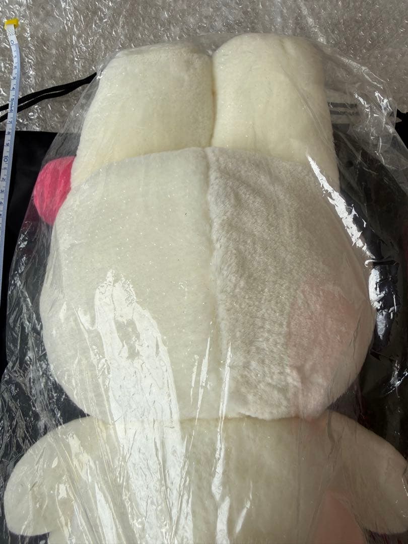 ハローキティ ぬいぐるみ ウサギ耳付き　雪うさぎ