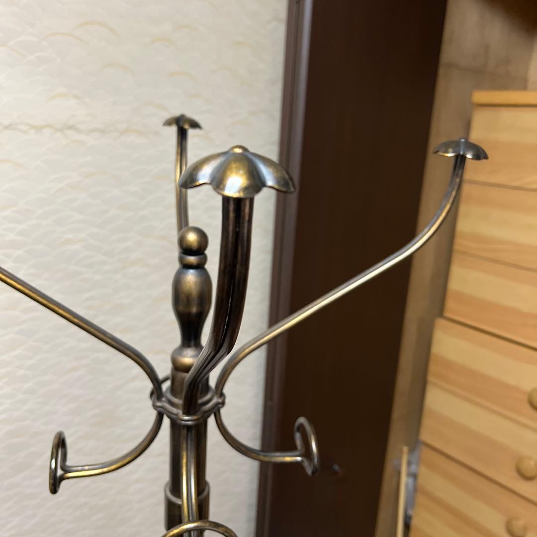 アンティーク　コートハンガー 6フック