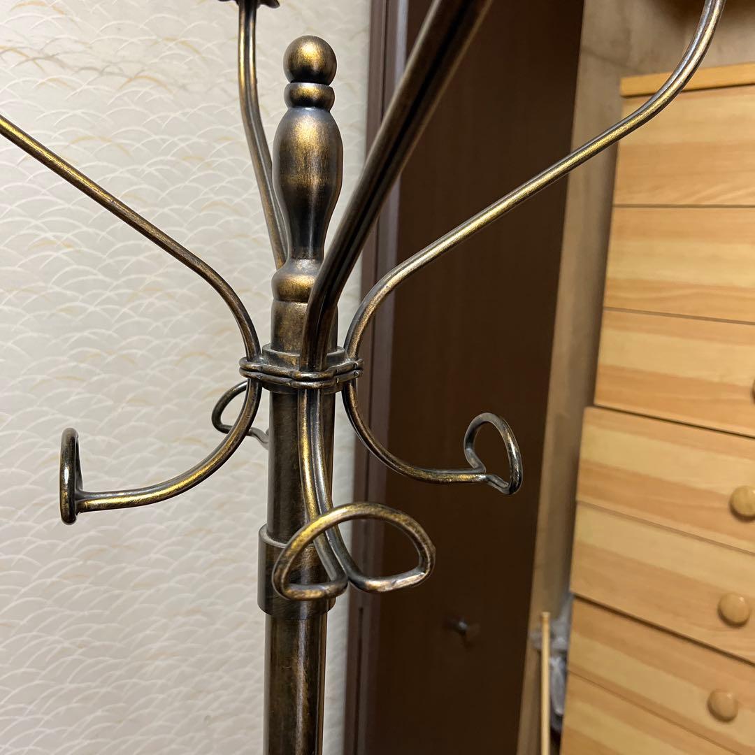 アンティーク　コートハンガー 6フック