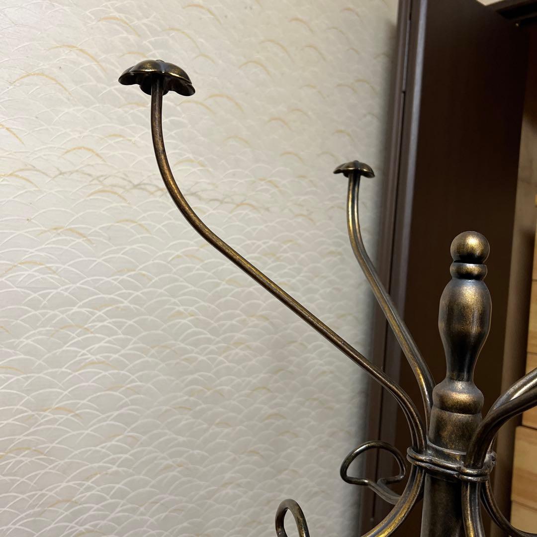 アンティーク　コートハンガー 6フック