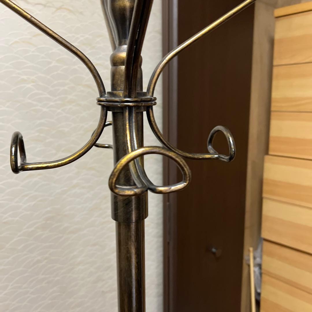 アンティーク　コートハンガー 6フック