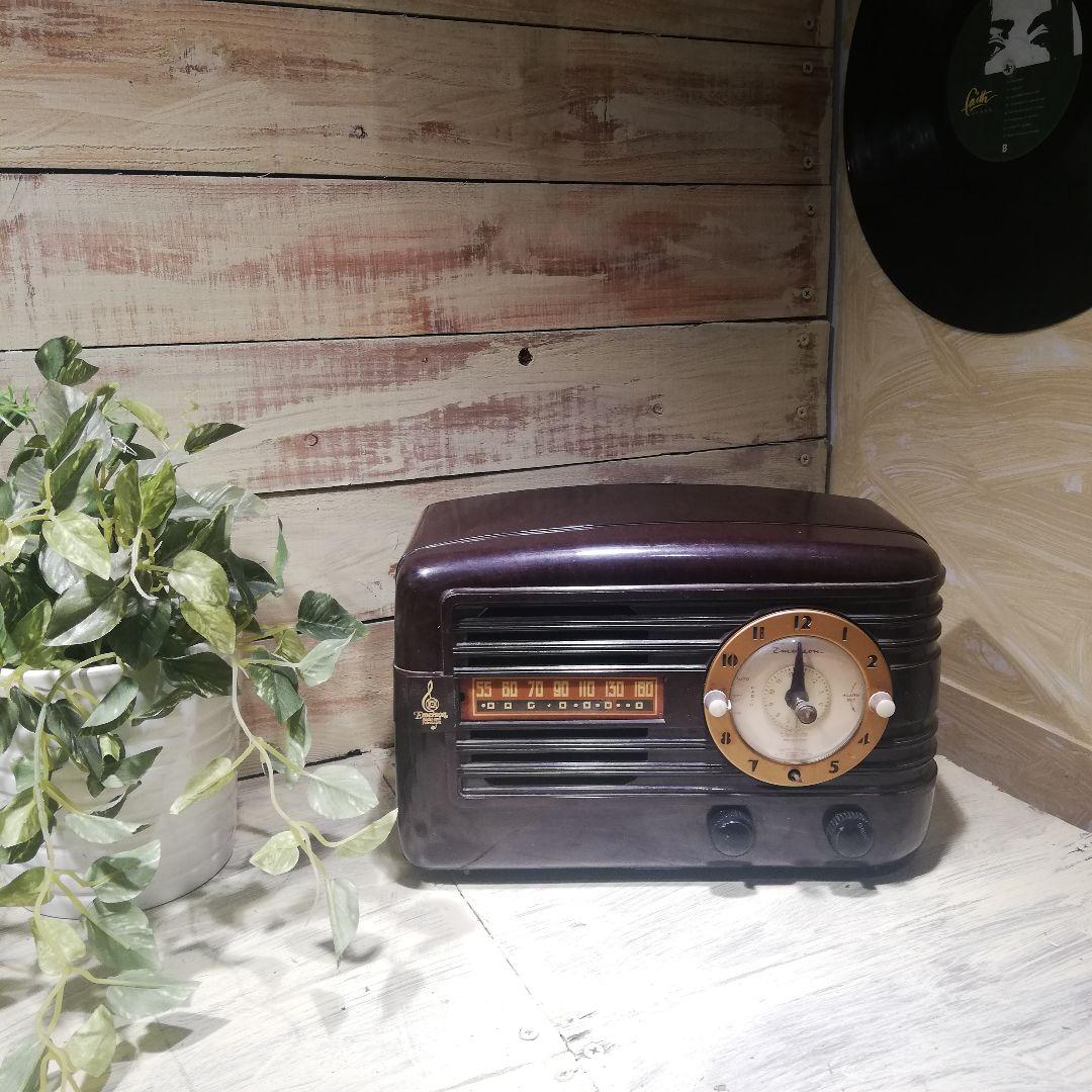 M♦希少 50s エマーソン社製　真空管ラジオ