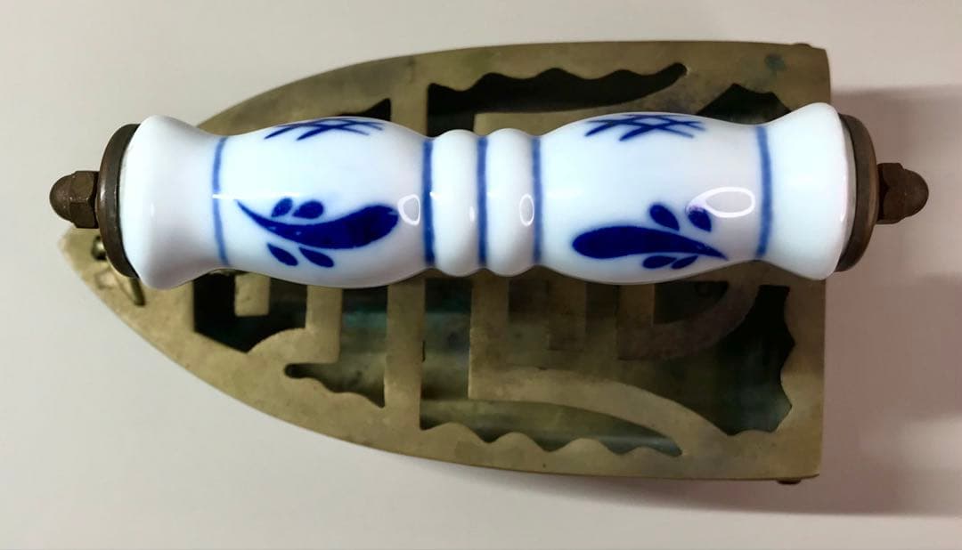 アンティーク 炭火 アイロン 古道具 レトロ 真鍮