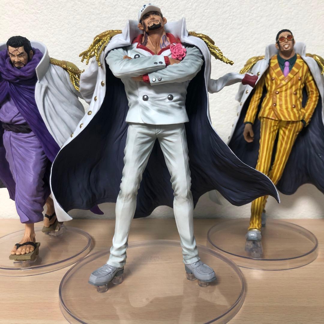 ワンピース一番くじ 絶対的正義 フィギュア4体セット　ラストワン