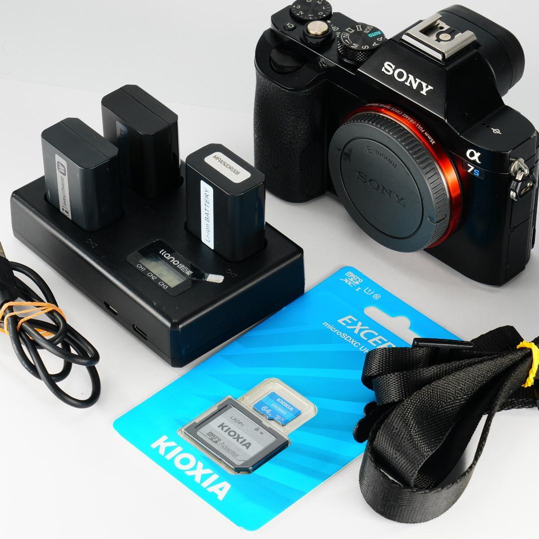 魔法のカメラ★SONY α7S★12,895回完動美品ILCE-7S 564