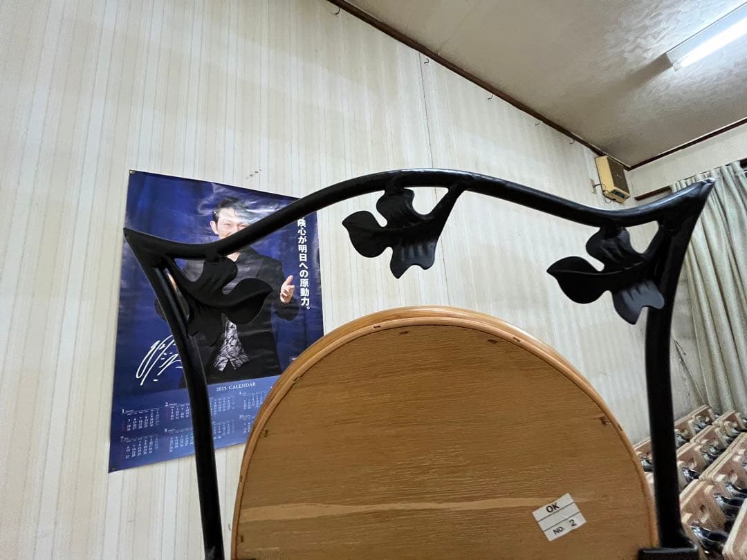 アンティーク風木製スタンドミラー 全身鏡 自立式