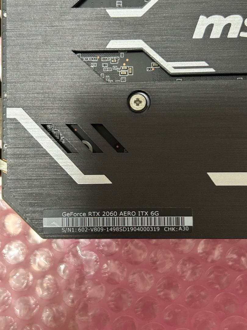 MSI AERO RTX 2060 6GB グラフィックボード　動作確認済み