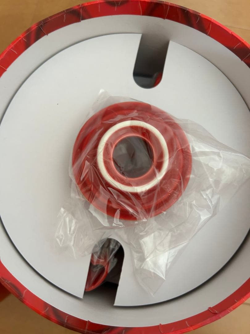 Disney 赤いティーポット 専用ボックス付き