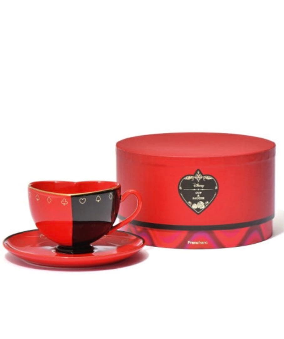 Disney 赤いティーポット 専用ボックス付き