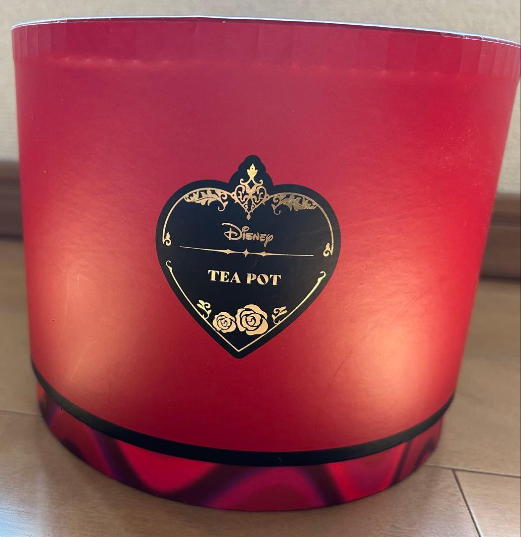 Disney 赤いティーポット 専用ボックス付き