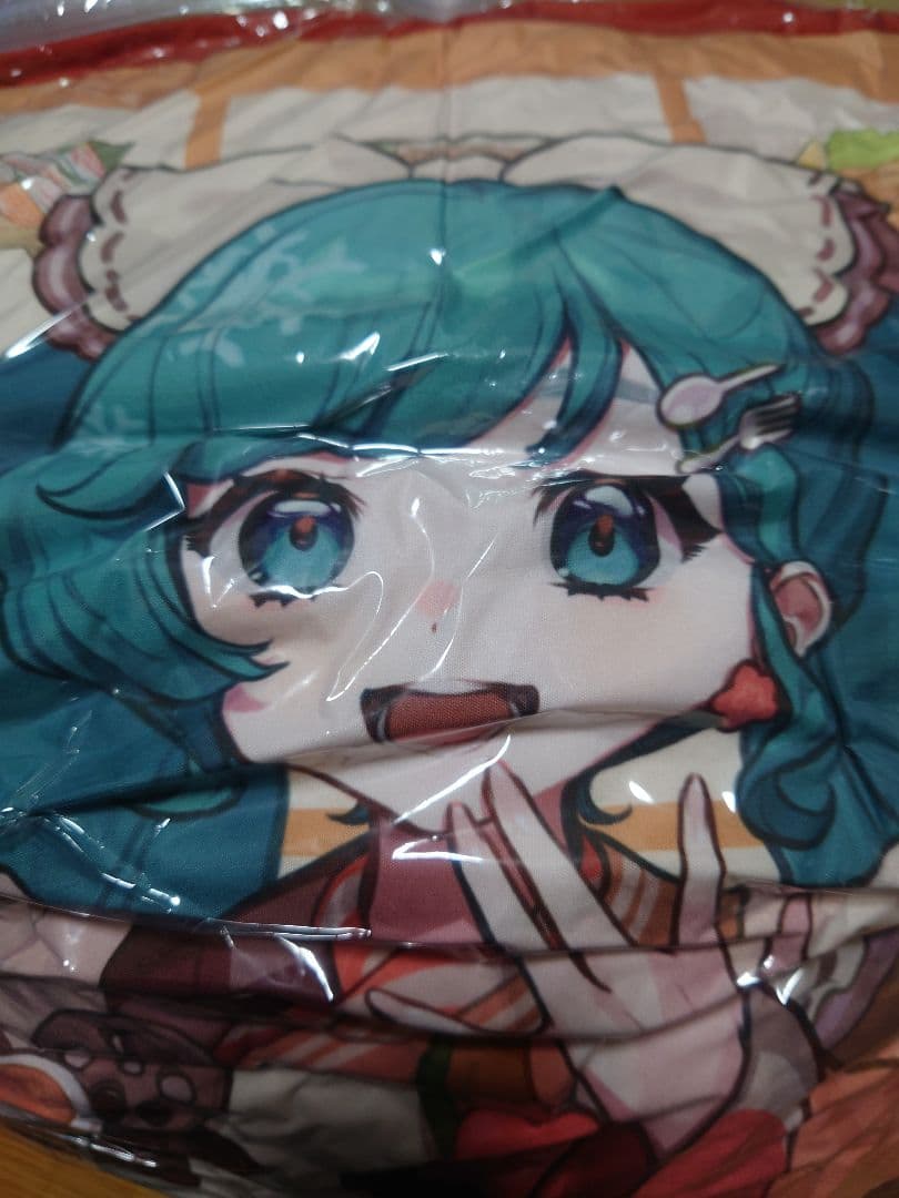 雪ミク　クッション　テーブル　セット
