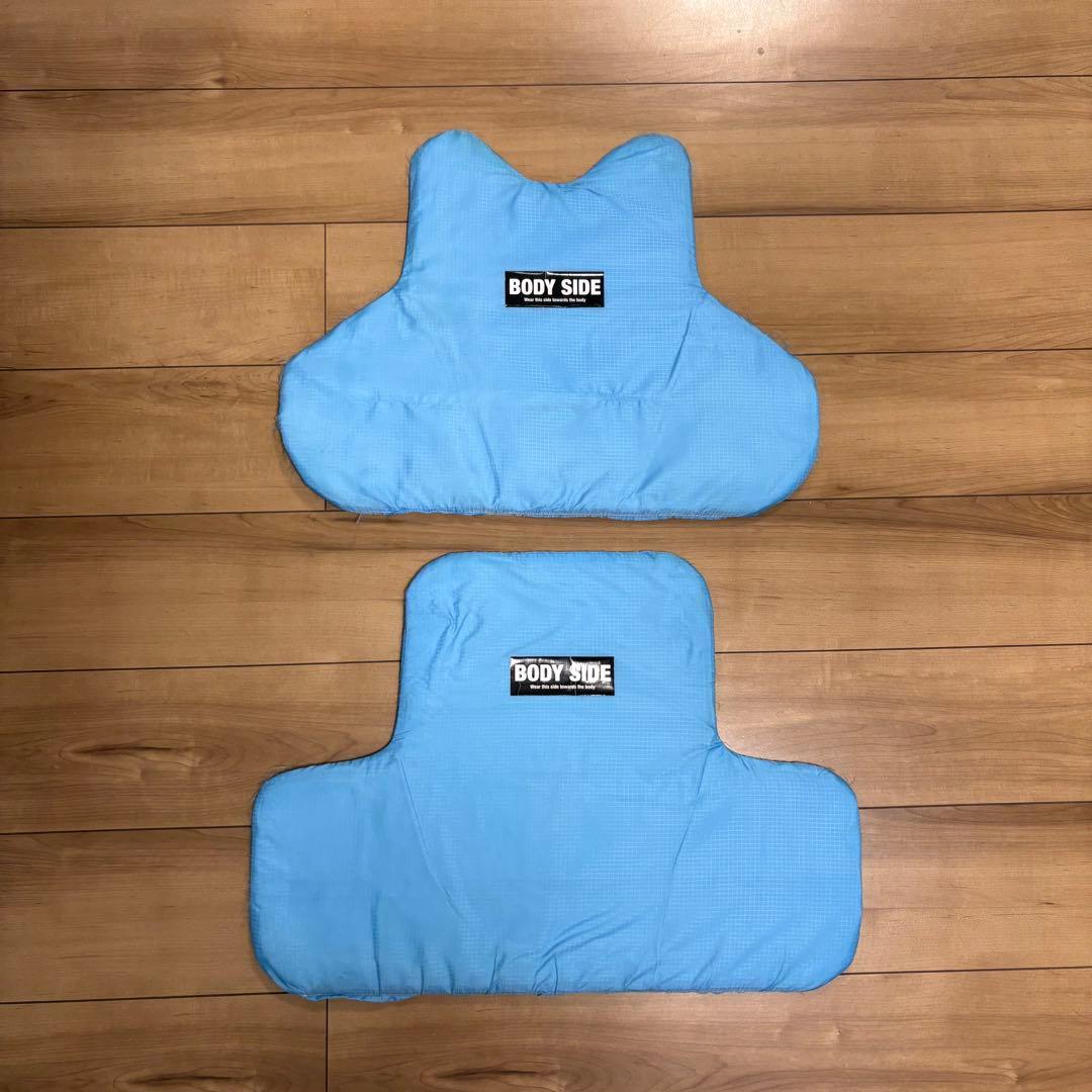 【実物】ABA BODY ARMOR 前面・背面セット