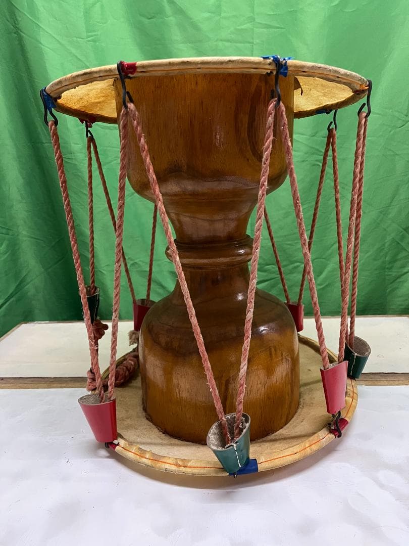 （中古美品）2個セット　民族楽器太鼓 チャング チャンゴ 民族楽器