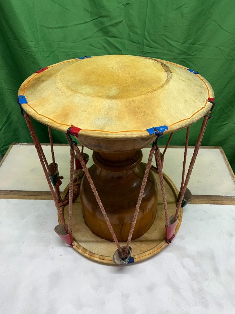 （中古美品）2個セット　民族楽器太鼓 チャング チャンゴ 民族楽器