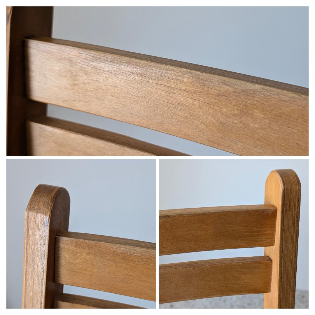 ビンテージ ウッド フォールディングチェア 木製 折りたたみ イス 2脚セット