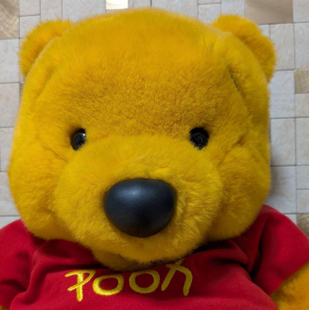 ディズニー プーさん パペットぬいぐるみ 特大55cm リアル毛並み