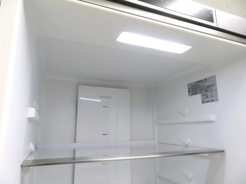 展示品　ASKO　アスコ　ステンレス　2ドア　冷凍冷蔵庫　冷蔵庫　高級　モダン