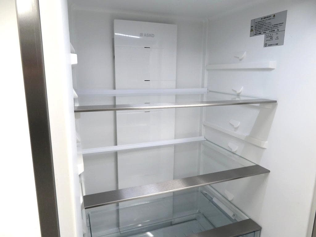 展示品　ASKO　アスコ　ステンレス　2ドア　冷凍冷蔵庫　冷蔵庫　高級　モダン
