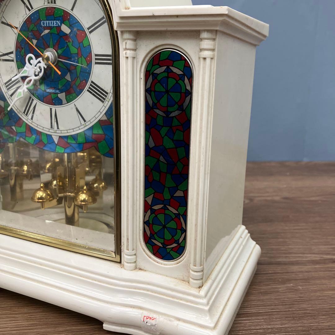 E-3 ジャンク品 シチズン 置時計 ローレライ オルゴール付 ヴィンテージ