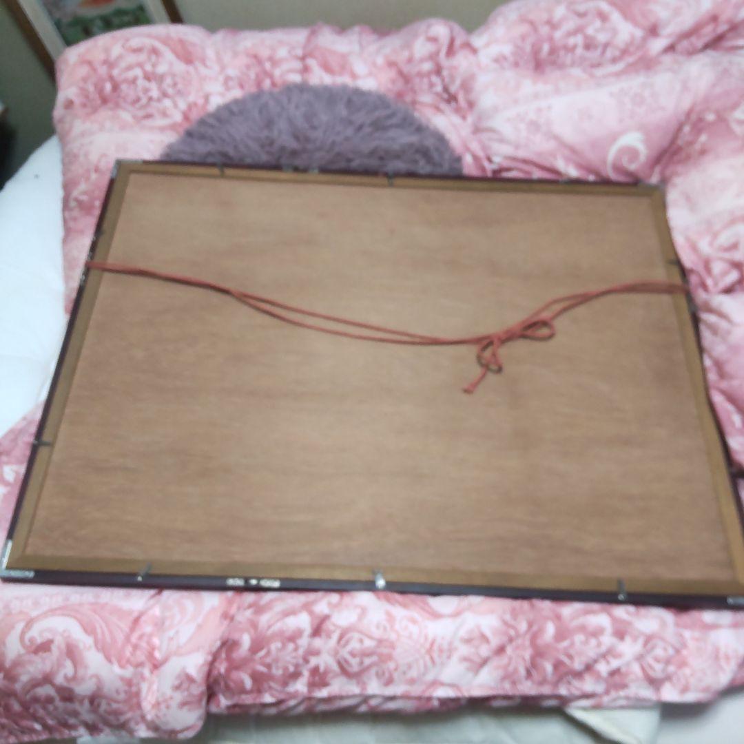 4/12セール 版画絵額 孫お休みなさい