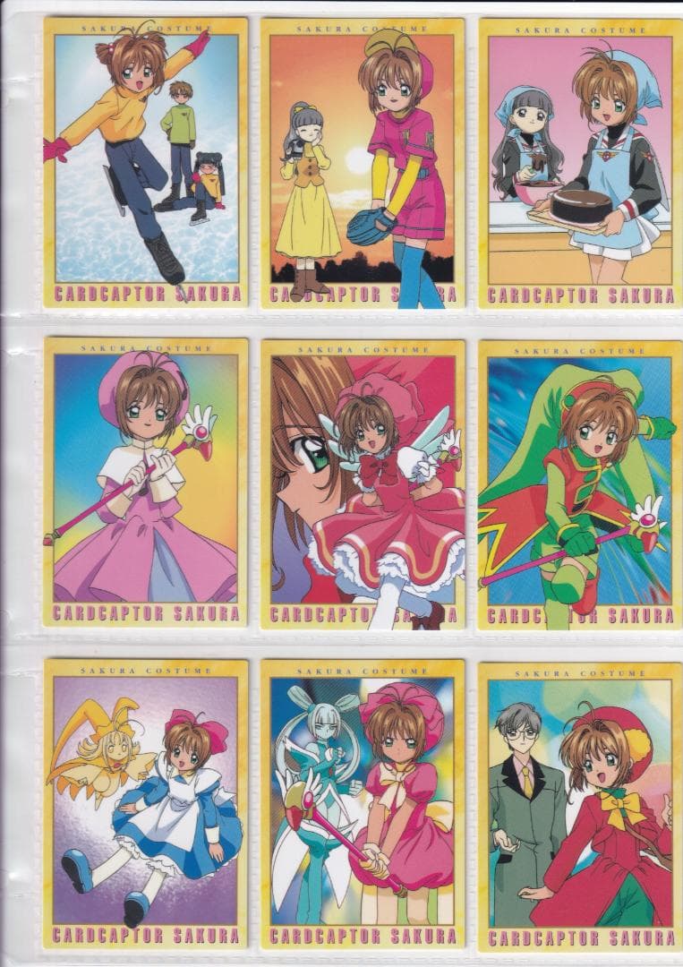 カードキャプターさくら　バンダイ　カードダスマスターズ３　全１１２種コンプ