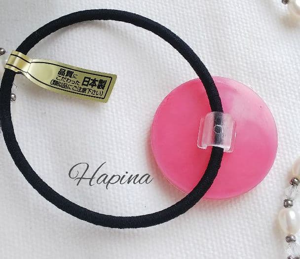 ラブリーベアーラウンドレジンヘアゴム