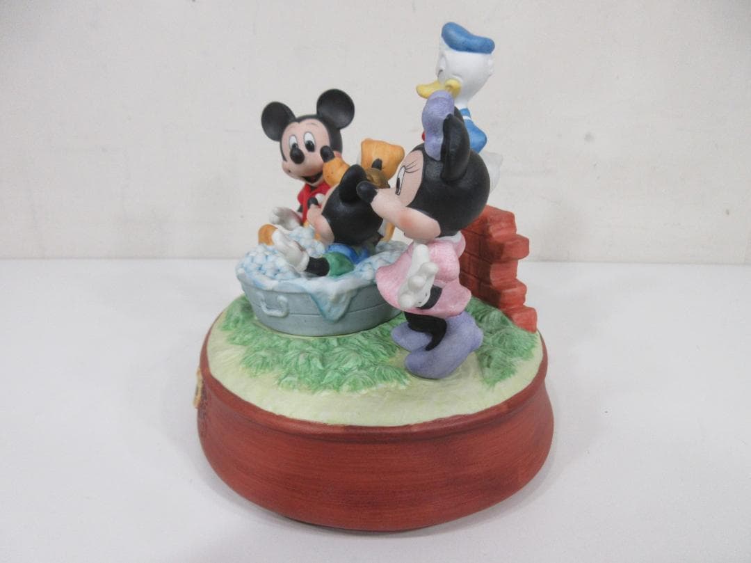 0912Z ディズニー ミッキー&フレンズ オルゴール いつか王子様が 置物