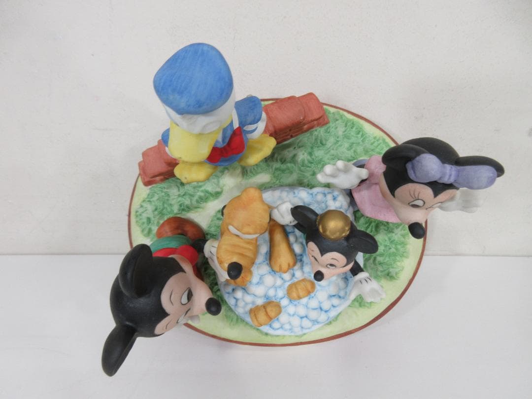 0912Z ディズニー ミッキー&フレンズ オルゴール いつか王子様が 置物