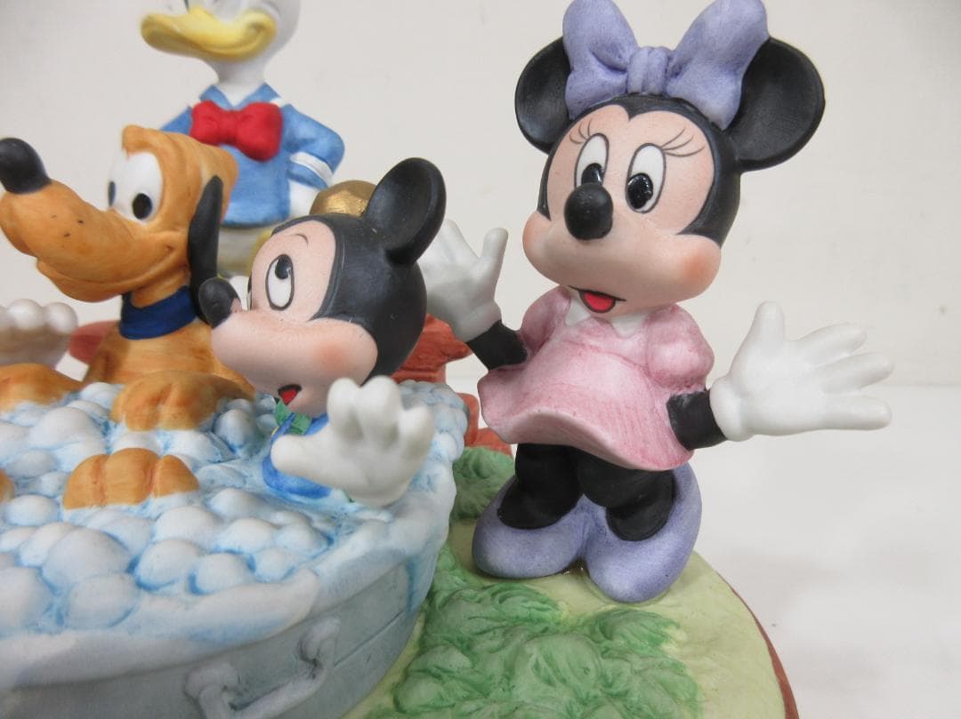 0912Z ディズニー ミッキー&フレンズ オルゴール いつか王子様が 置物