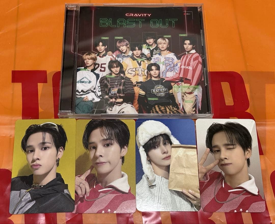 7点 CRAVITY BLAST OUT ハイタッチ ミニ アレン トレカ CD