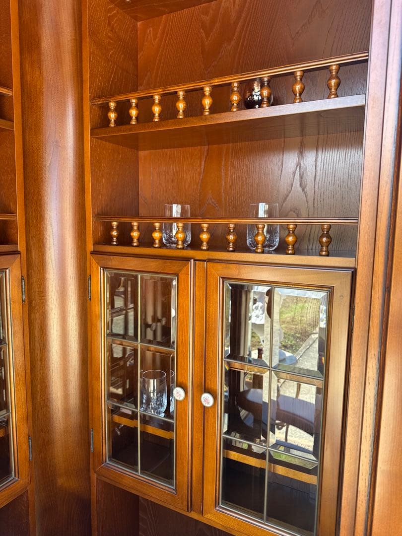 豪華バーキャビネット 希少な蛇口付 幅161×高229cm