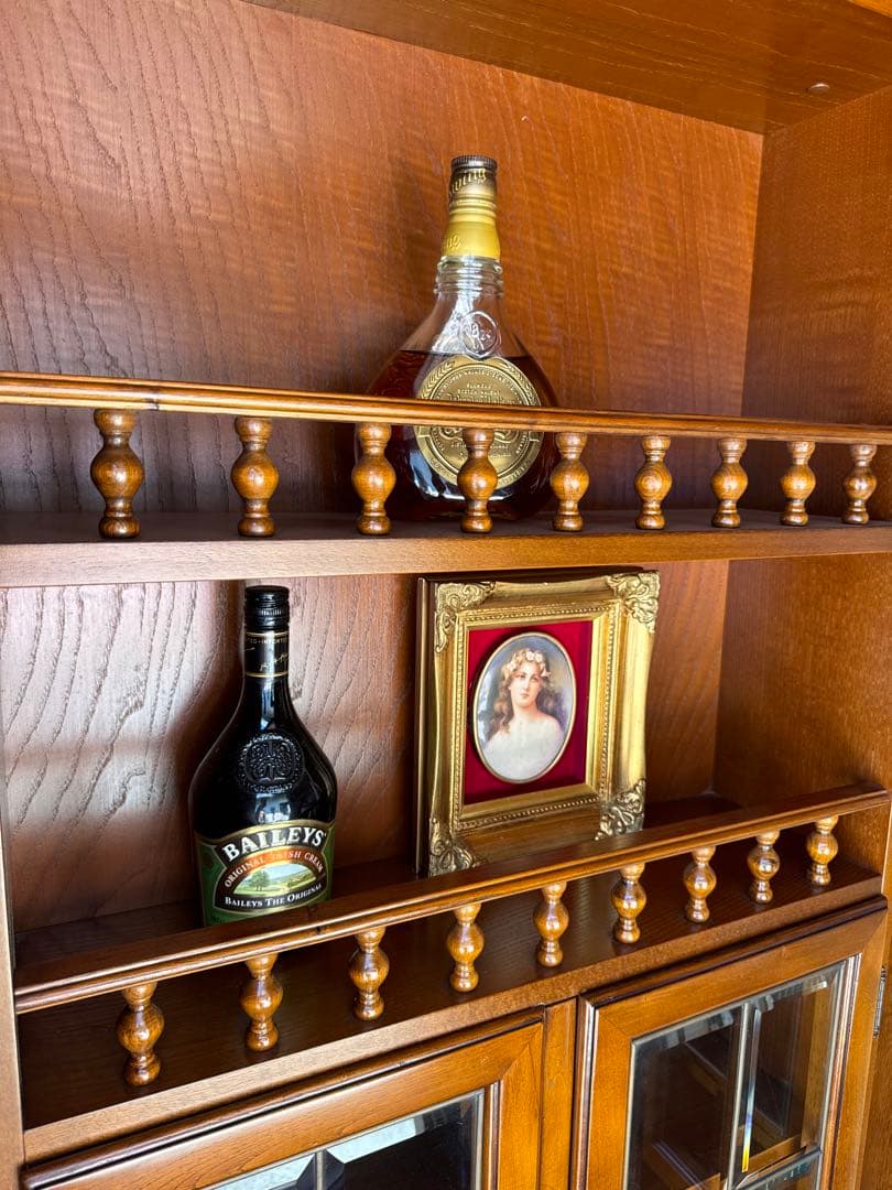 豪華バーキャビネット 希少な蛇口付 幅161×高229cm