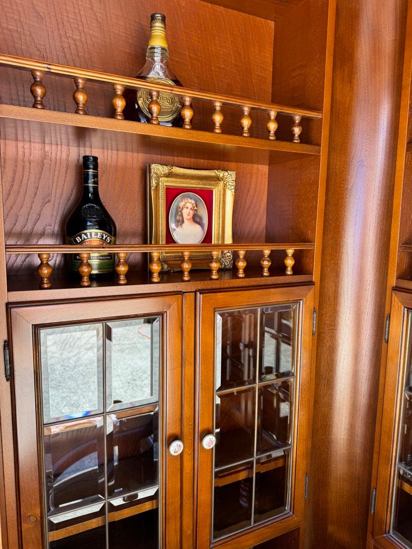 豪華バーキャビネット 希少な蛇口付 幅161×高229cm