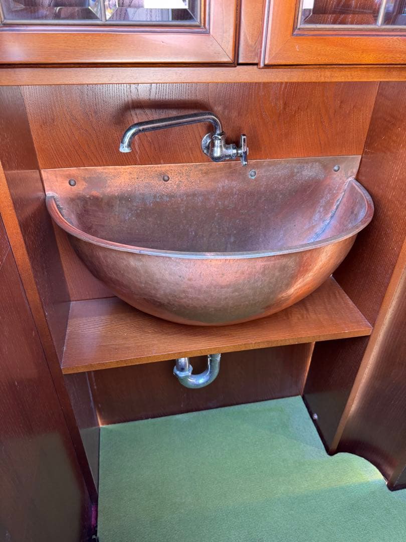 豪華バーキャビネット 希少な蛇口付 幅161×高229cm