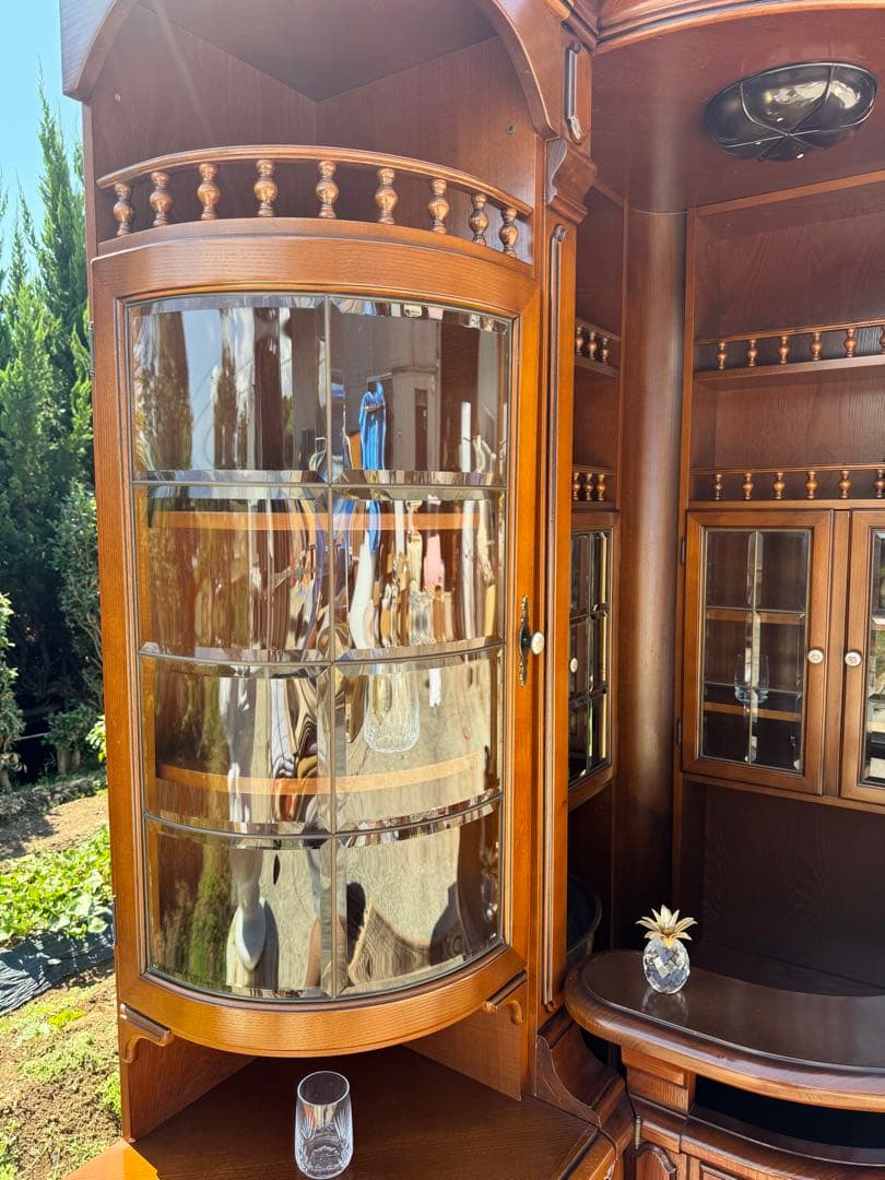 豪華バーキャビネット 希少な蛇口付 幅161×高229cm