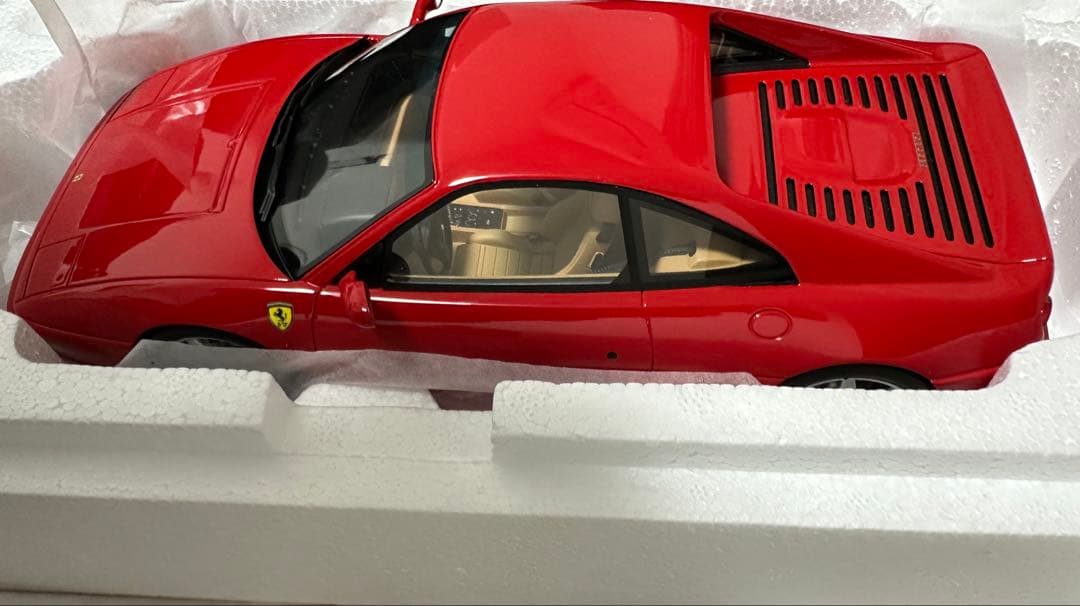京商Ferrari F355 ミニカー 1/18 赤トミカフェラーリ付