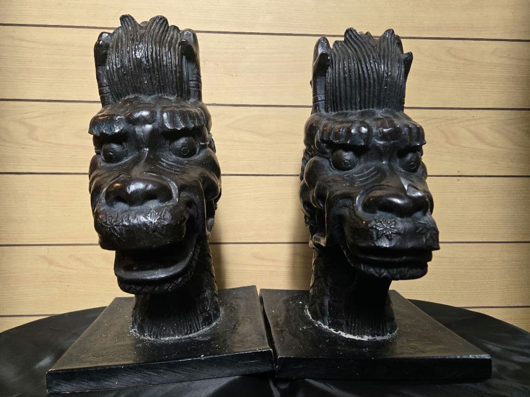 龍 置物 (阿吽一対) 風水