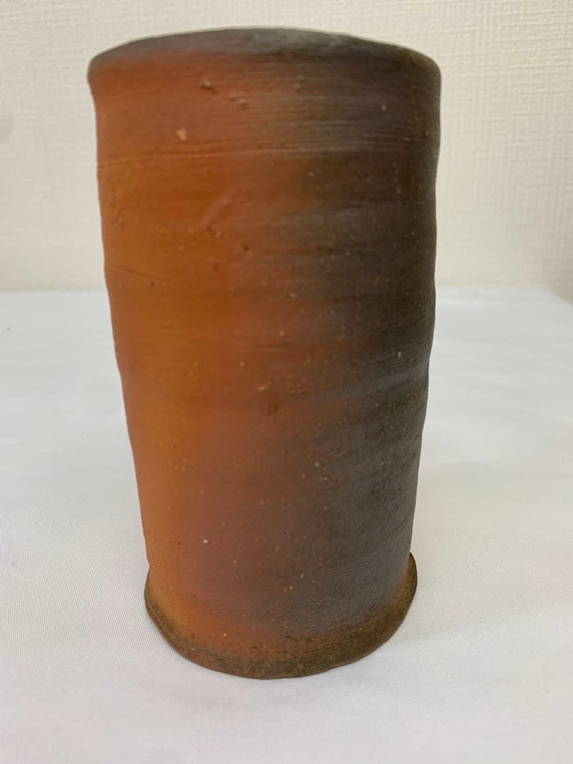 中村六郎　備前　麦酒呑　共箱