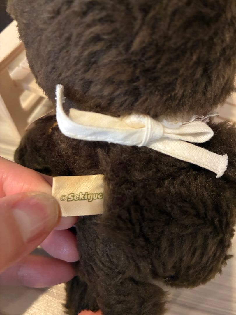 1974年ふた子のモンチッチ　金色の紙タグ付き　昭和レトロ 泣き顔ミニモンチッチ