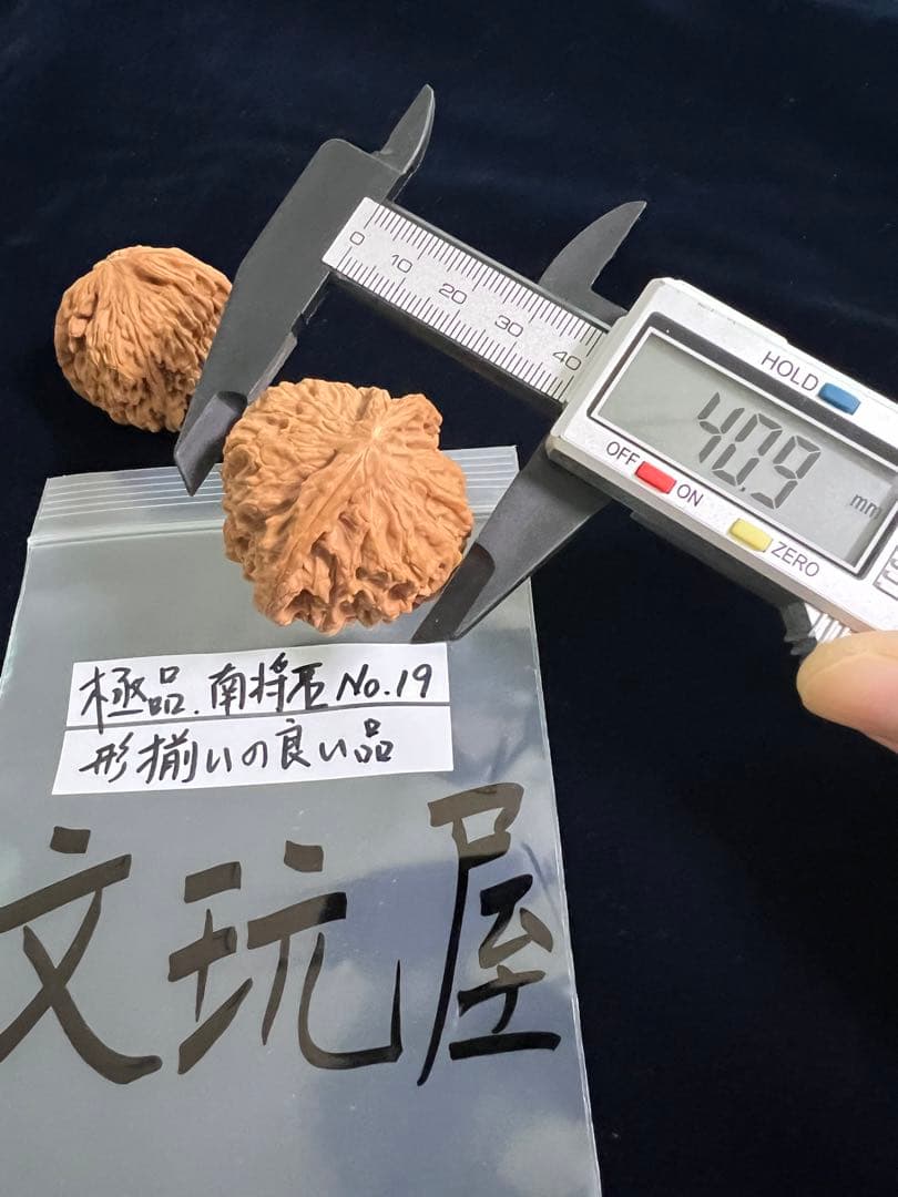 遊び胡桃 極品 形揃いの良い品 南将石 No.19コレクション 趣味 健康グッズ