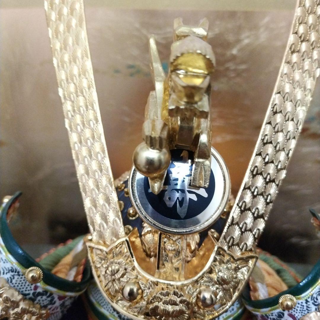 ☆used☆人形の秀月 5月人形 兜平飾り 本金箔 品番 SB5209 2-1