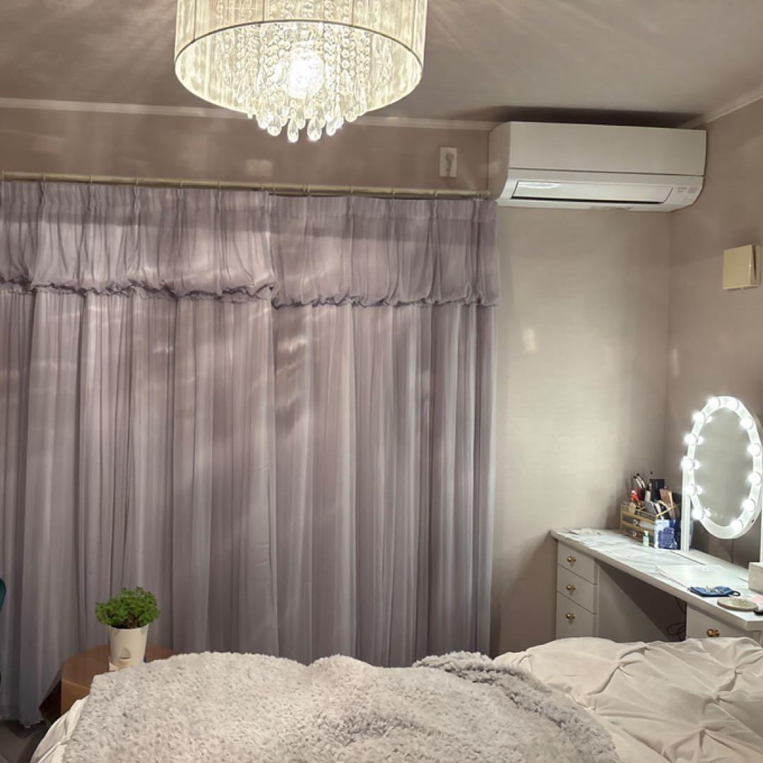 【Francfranc】チュールバルーン ダブルカーテン