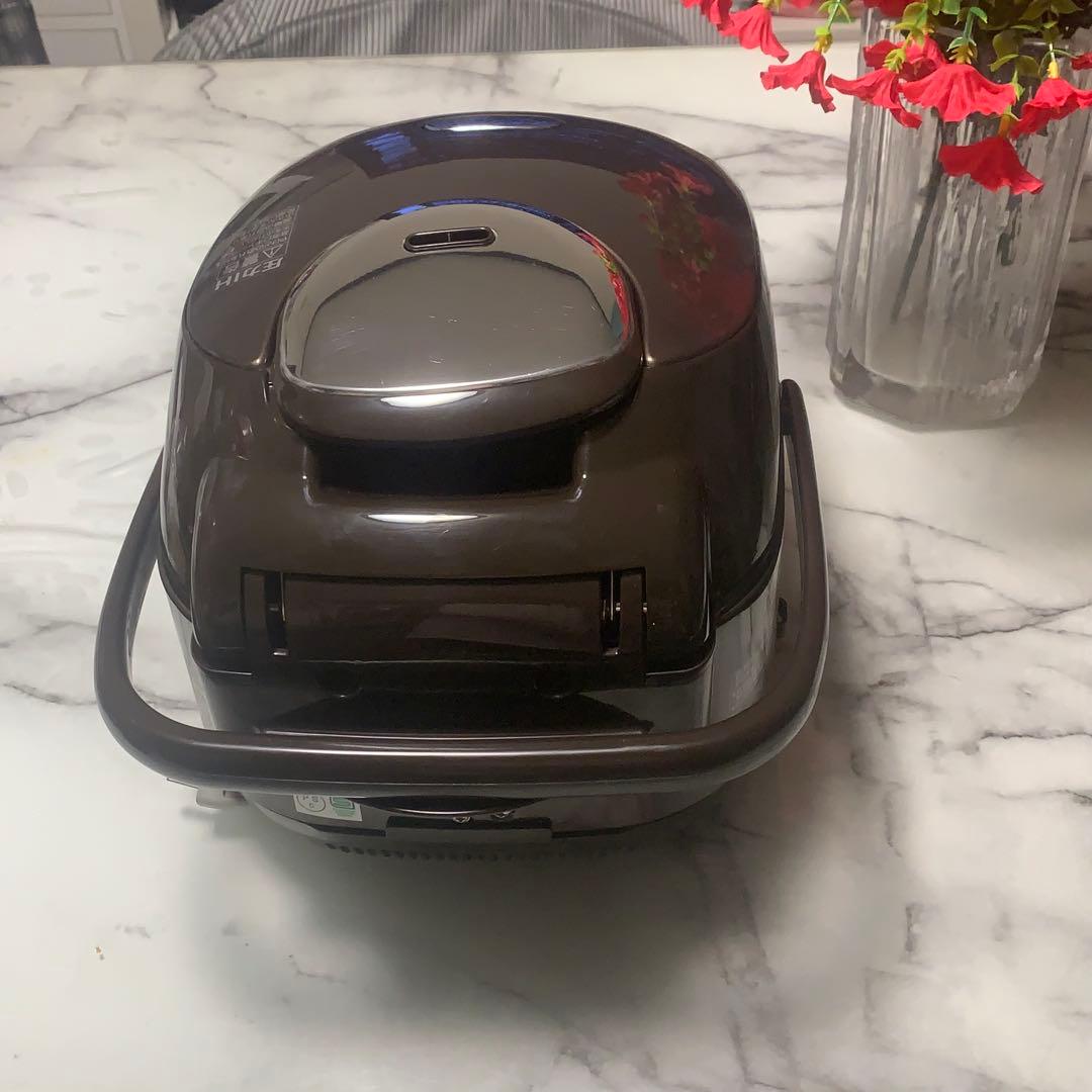 ■2021年 象印 圧力IH炊飯器 鉄器コートプラチナ厚釜 極め炊き 5.5合■