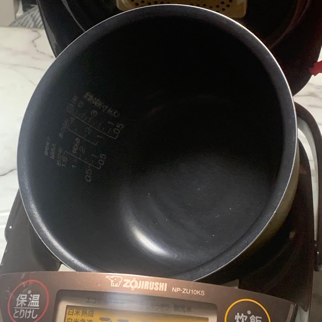 ■2021年 象印 圧力IH炊飯器 鉄器コートプラチナ厚釜 極め炊き 5.5合■
