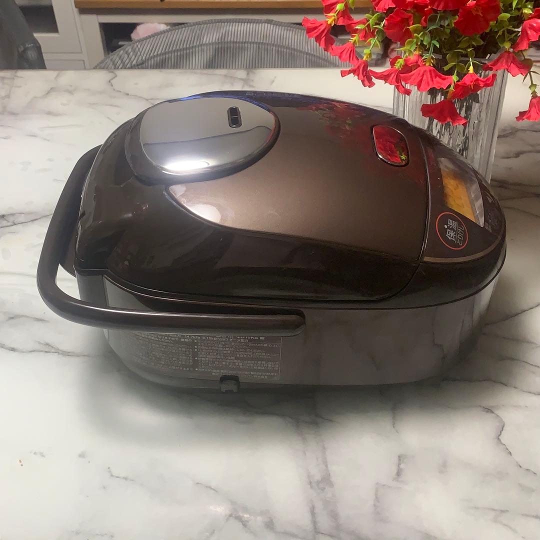 ■2021年 象印 圧力IH炊飯器 鉄器コートプラチナ厚釜 極め炊き 5.5合■