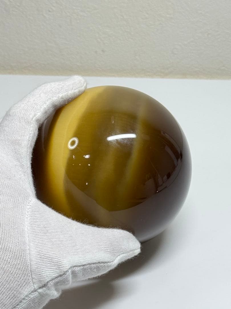 タイガーアイ 大玉 約100mm虎目石 猫目石　天然石 開運金運、運気上昇