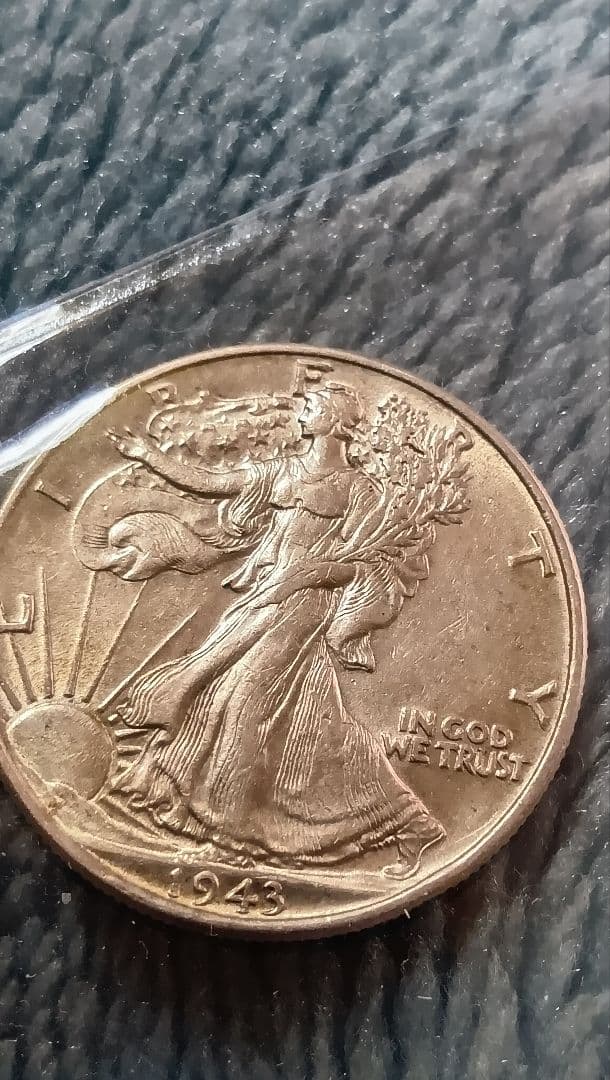 1943年 ウォーキング・リバティ ハーフダラー