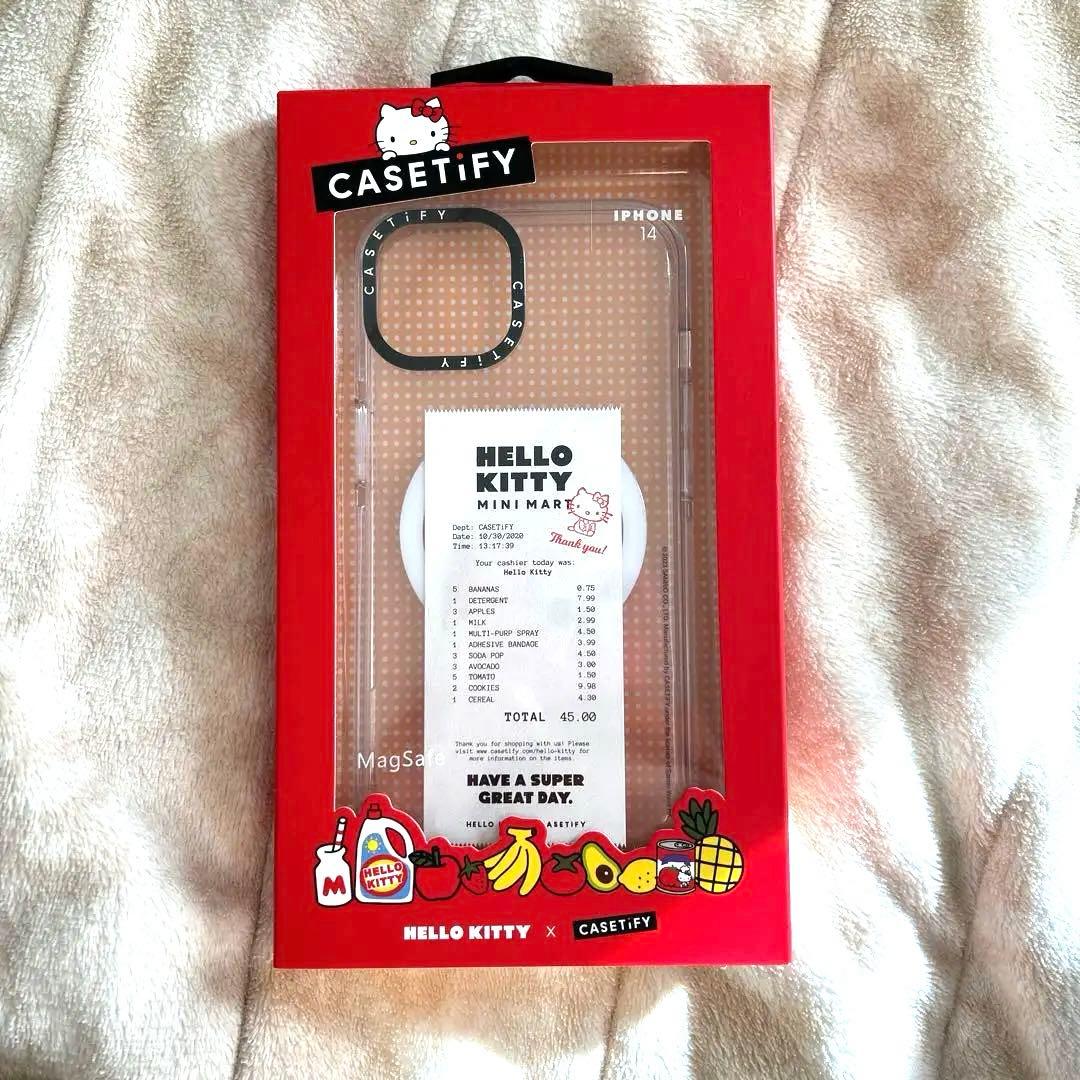 【美品】casetify ハローキティ キティちゃん iphone14 ケース